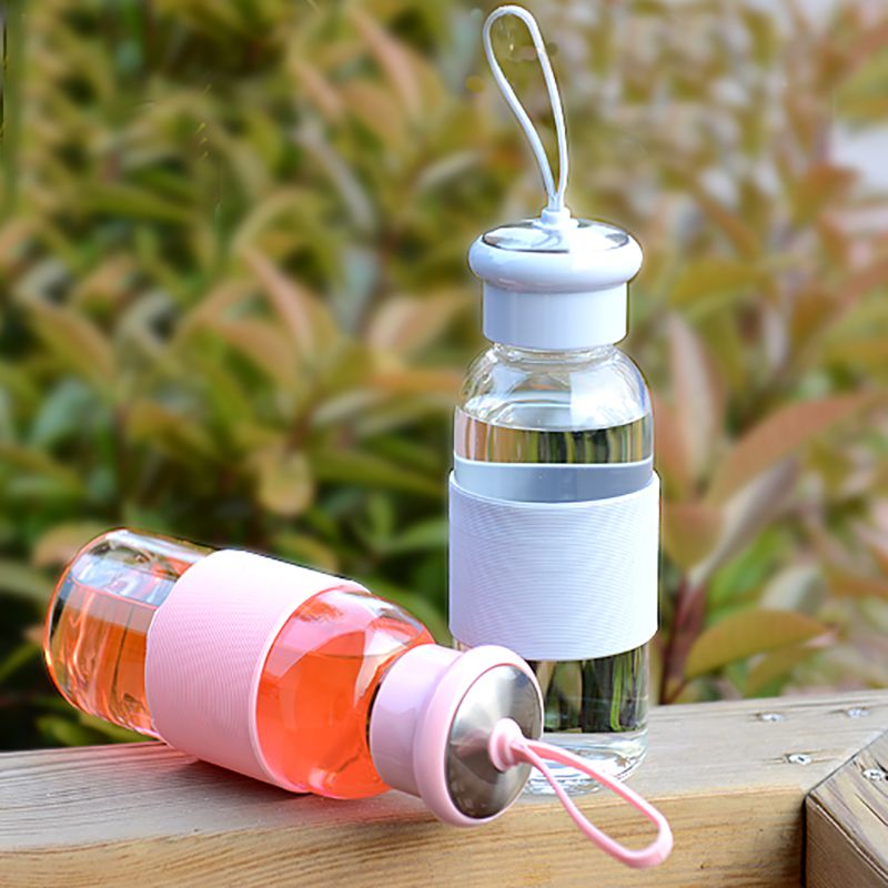 時(shí)尚玻璃杯,女士便攜玻璃杯,車載水杯定做廠家晶立方杯業(yè)